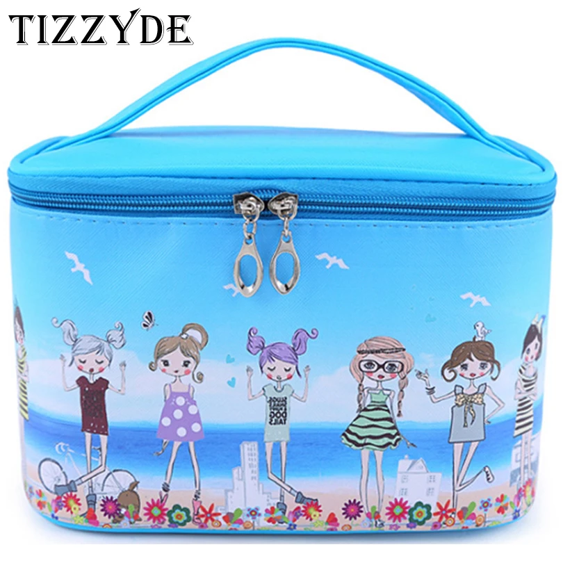 

Character Girl High Capacity Cosmetic Bag High Quality Women Waterproof Travel Toiletry Bag Necessaire Make up Bags SZL85
