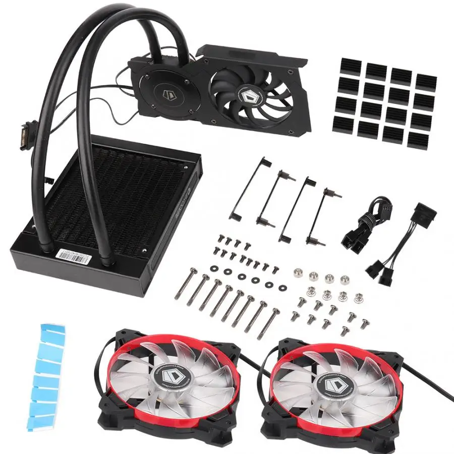 

Frostflow 240VGA Graphics Card Water Cooler CPU Radiator Cooling Fan