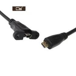 HDMI 1,4 Тип D Micro HDMI мужчин и женщин M/F расширение Панель крепление 30 см 60 см