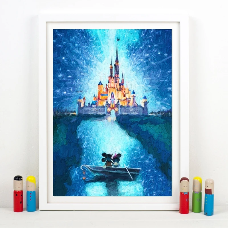 Castle Print Kids Room Decor