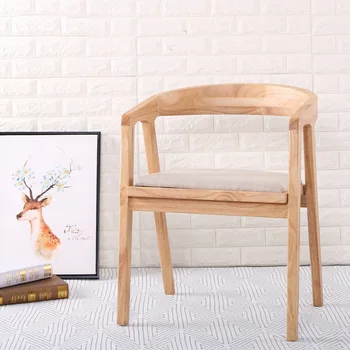 

Nordic wooden dinning room chair vintage home sillones furniture coffee restaurant bedroom chaise casual simple para sala chairs