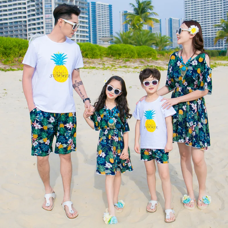 

Toddle Kids Girl Outfits Set Family Matching Clothes Mommy Mom Mother Daughter Dresses Mama Kids Family Look Clothing Tee+ Pants