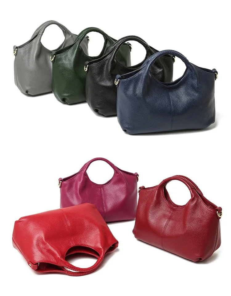 NIGEDU брендовые роскошные сумки из натуральной кожи для женщин сумка зеленая Женская вместительная сумка на плечо женские сумки из воловьей кожи