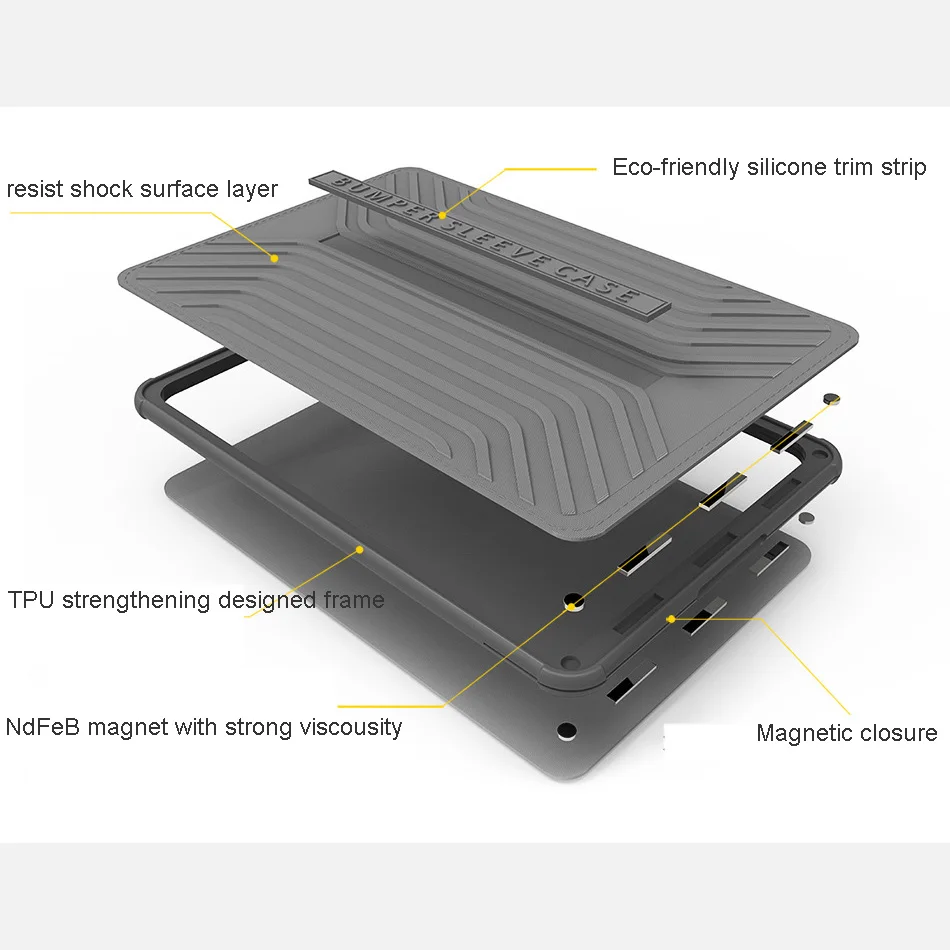 Водонепроницаемый чехол для ноутбука, чехол-бампер 11 12 13,3, ультратонкая сумка для ноутбука MacBook Air 13 15 MacBook Pro 13