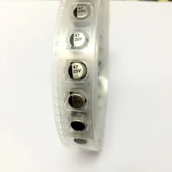 

50pcs 25V 47UF 6x5mm 47UF 25V SMD Aluminum Electrolytic Capacitor