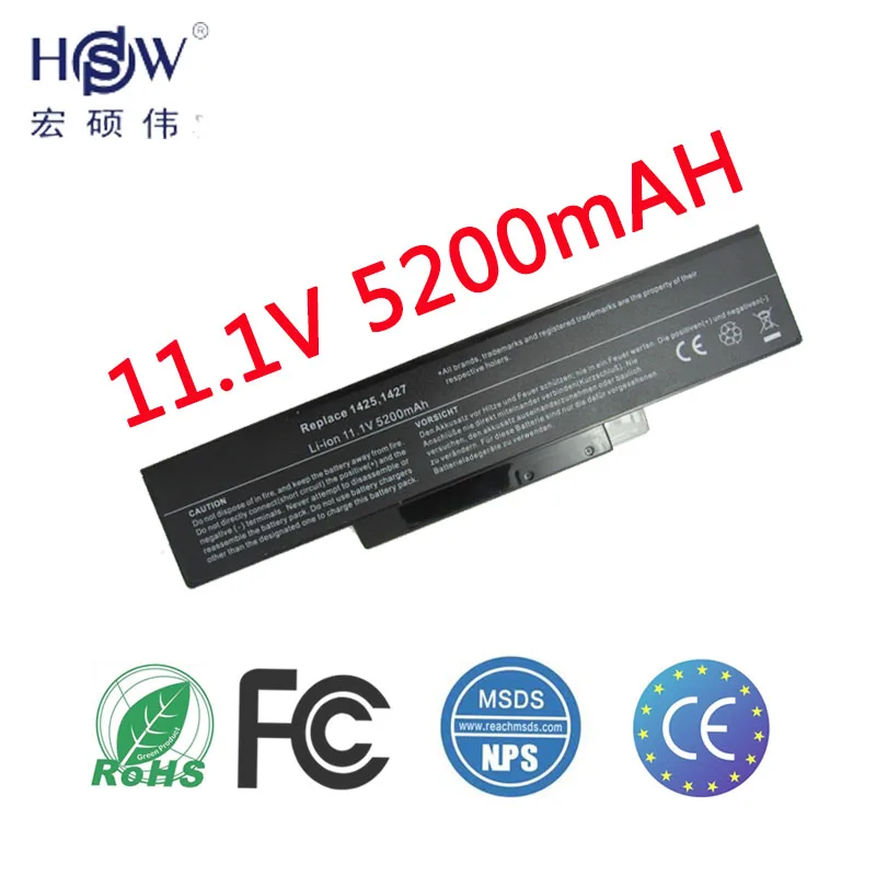 HSW ноутбука Батарея для Dell Inspiron 1425 1426 1427 BATEL80L6 BATEL80L9 BATHL90L6 Батарея для ноутбука BATCL80L6 BATCL80L9 Батарея