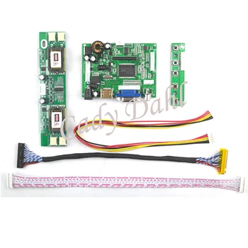 

HDMI VGA Audio LCD Controller Board + 4 CCFL + Cable for M170EG02 M190EN01 LTM190E4 1280x1024 2ch 8bit 30pins LCD Panel Matrix