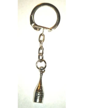 

20PCS Vintage Silver Wine Bottle Charms Keychain For Keys Car Bag Key Ring Handbag Couple Mobile Phone Lanyard Key Chains P2305