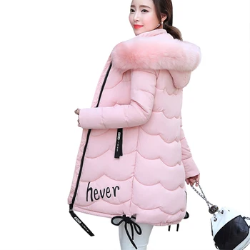 

2019 Winter Women Coat Feminino Jacket Female Fake Fur Hooded Long Parka Elegant Parka Slim Lady Outerwear Casaco Plus Size 3XL