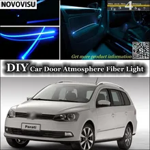 Novovisu для Volkswagen VW Golf Parati указатель Saveiro Voyage G2 G3 G4 G5 подкладке окружающий свет атмосферу волокно PMMA) со светящимся пластмассовым наконечником