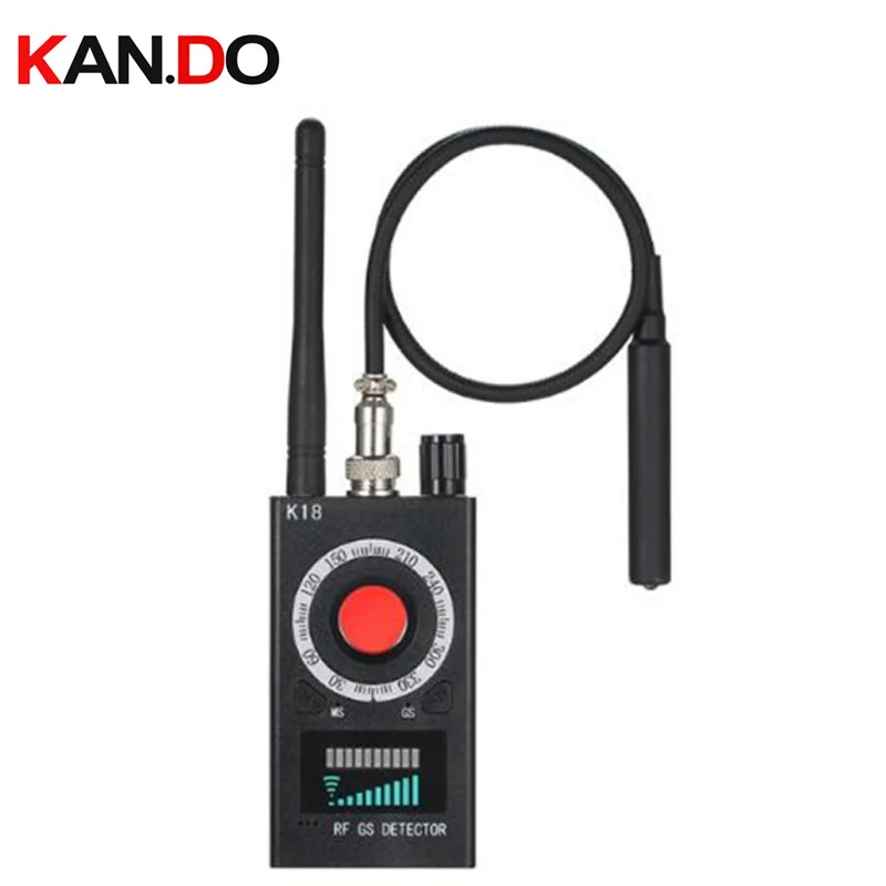 RF Scanner Detector for Spy Camera speical magnet Finder Bug Detector WiFi Signal GPS GSM Radio Finder Private Protector K18