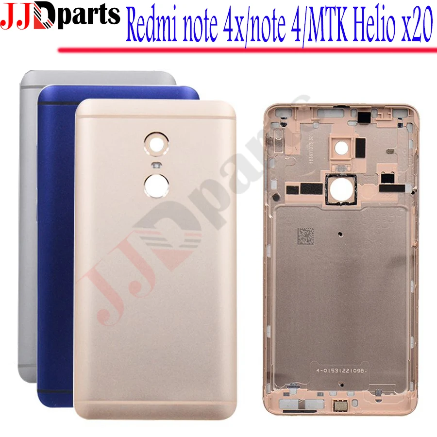 for xiaomi redmi note 4 note4x mtk helio x20 battery cover