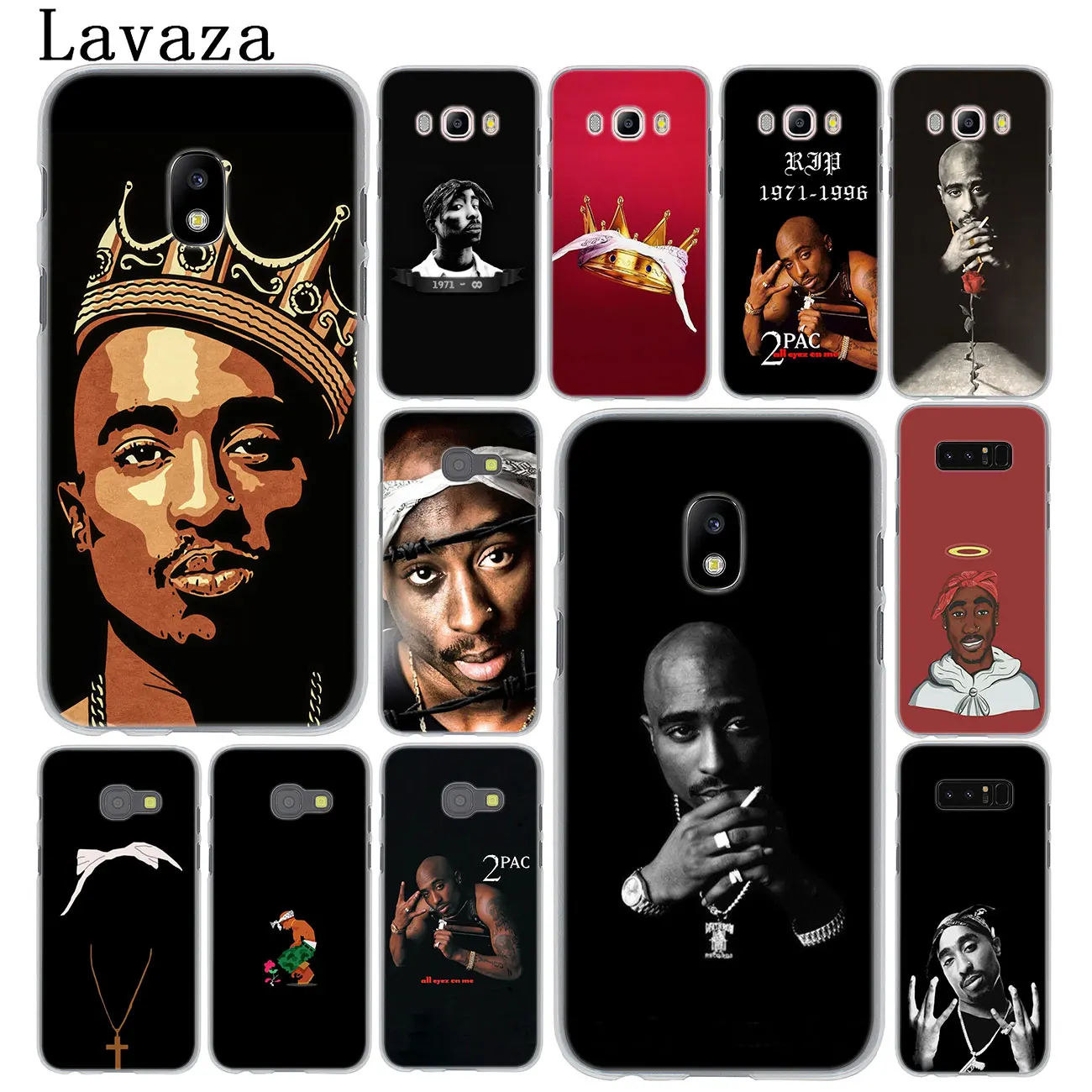 Чехол для телефона Lavaza 2 pac 2pac tupac Crown pop singer Samsung Galaxy J8 J7 Duo J6 J5 J4 Plus 2018 2017 2016 J2 J3 Prime 2015 |