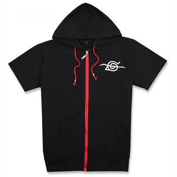 

2017 Fashion Winter Autumn Anime Naruto Hoodies Cotton Print Casual Hoody Short Sleeve Sweatshirt Cosplay Clothes