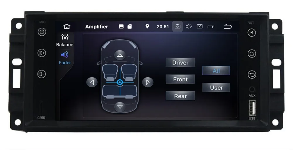 Best 2 din Auto Radio Android 9.0 Car DVD Player For Chrysler 300c jeep Compass/Dodge/RAM/Grand Cherokee Wrangle GPS Navi Head Unit 4