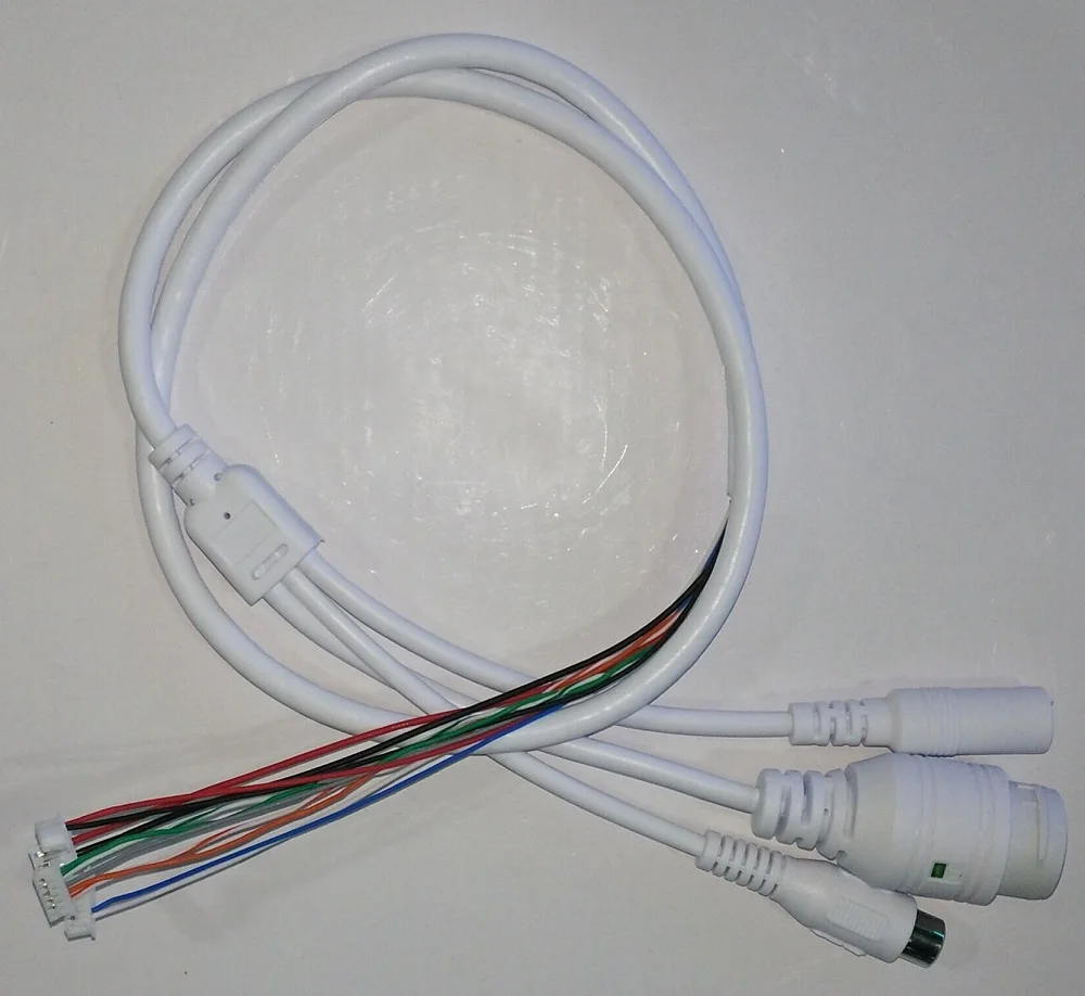 

Diske LAN Cable for CCTV IP camera board module ( with RCA audio )