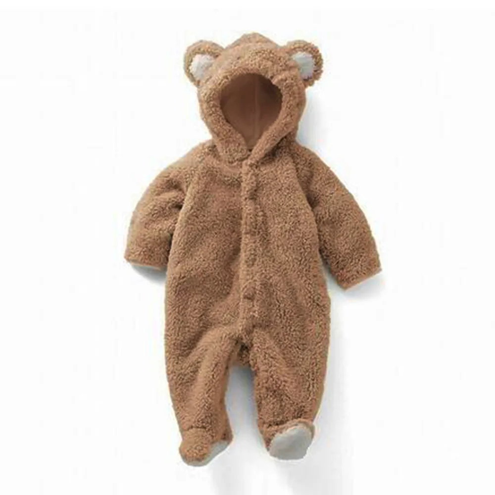 

Newborn Baby Infant Boy Girl Rabbit Ear Romper Hooded Jumpsuit Outfits Clothes Oct 12