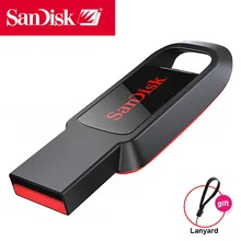 Новинка, флеш-накопитель sandisk 16 ГБ 32 ГБ 64 ГБ CZ61,, флеш-накопитель на ключ, миниатюрная Милая флеш-карта памяти USB 2,0 32G