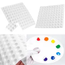 5 шт. 100 отверстия одноразовые чернила колпачки пластиковые чашки Татуировка принадлежности пигмент держатели Брови Губы прозрачный белый татуировки чернила палитра