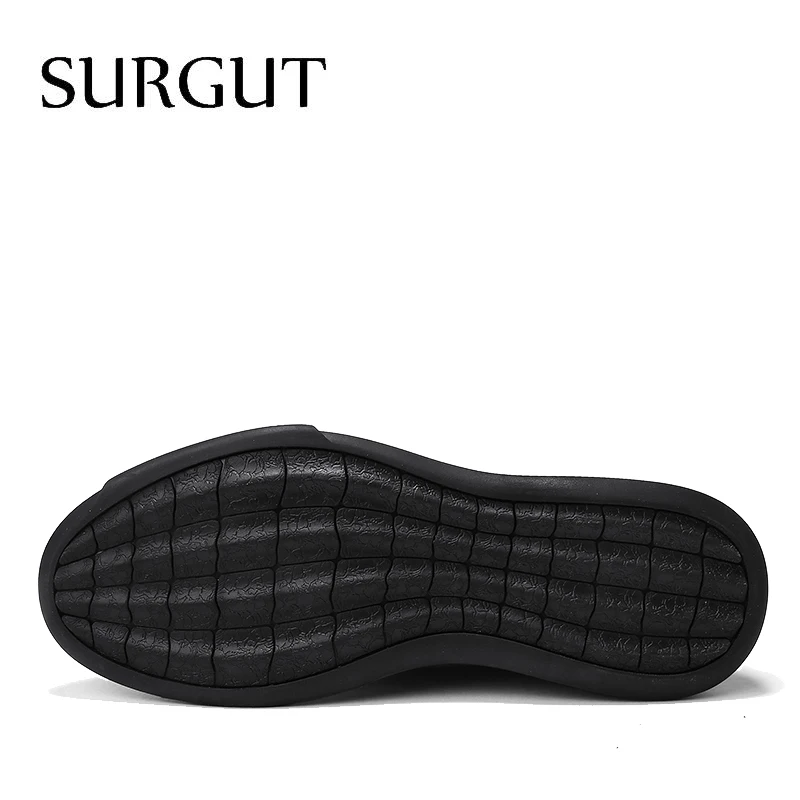 Surgut, фирменные Мужские ботинки ПУ мокасины из искусственной кожи для Для мужчин осень-зима обувь Для мужчин полусапоги зимние мотоботы размер 38-47