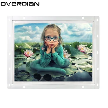

15"/15inch Industrial Control Lcd None Touch Monitor VGA Interface Metal Shell White Open Frame1024*768 Contrast Ratio 500:1