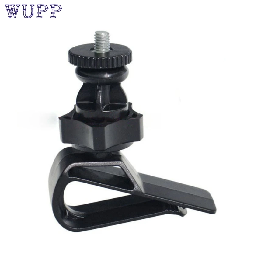 WUPP Car Sun Visor Clip Holder 1/4 Screw Mount for Digital Sports Camera New Arrival J0521in