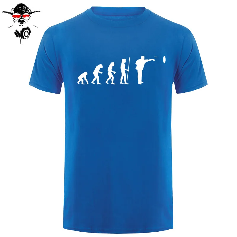 Модная мужская футболка с короткими рукавами из хлопка, забавная футболка с дартс, топы, футболка, мужская одежда