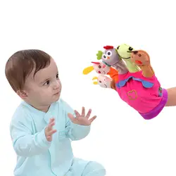 Перчатка Кукла Плюшевая мультяшная кукла для кукольного театра, для родителей и детей, перчатка-перчатка, игрушки, поцарапанные подарки a523