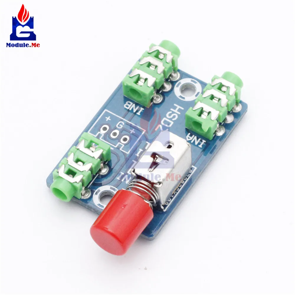 

Audio Switching 3.5mm Audio Input A / B Group Input Switch Select Output Module Button Switch Output Input Model Board