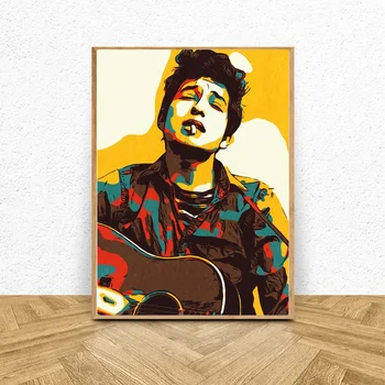

Bob Dylan Art Poster Canvas Painting Wall Pictures For Living Room