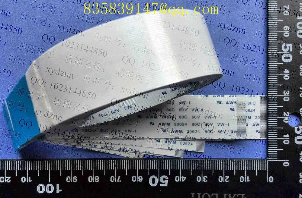 

FFC cable 0.5pitch-40pin-800mm-B opposite direction flexible flat cable ROHS customization is available