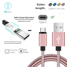 2 м длинный 2.4A Быстрый зарядный кабель USB type C для LG G6 G7 Q6 Q8 V30 V30+ V40 huawei P20 P30 Lite Pro USB C кабель для Vivo X27 iQoo