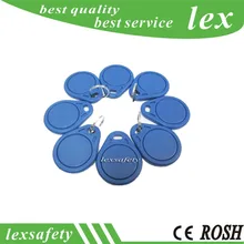 100 шт./лот 13,56 Mhz 1K ISO14443A RFID IC Близость брелоки кольца Жетоны для ключей MF1K оригинальная S50 смарт-карта