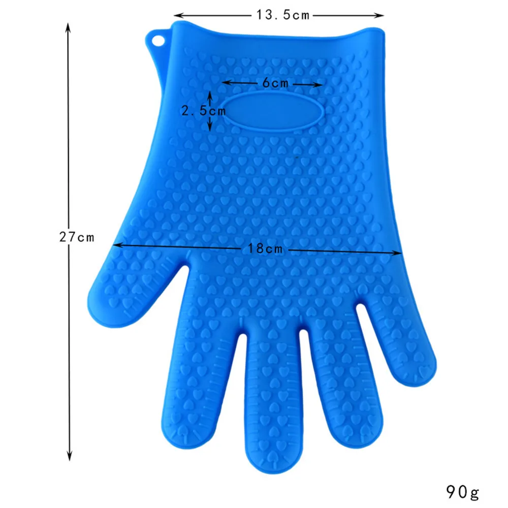 SEAAN в форме сердца силиконовые перчатки высокотемпературный силикон изоляционные перчатки Микроволновая печь анти-скальдинг