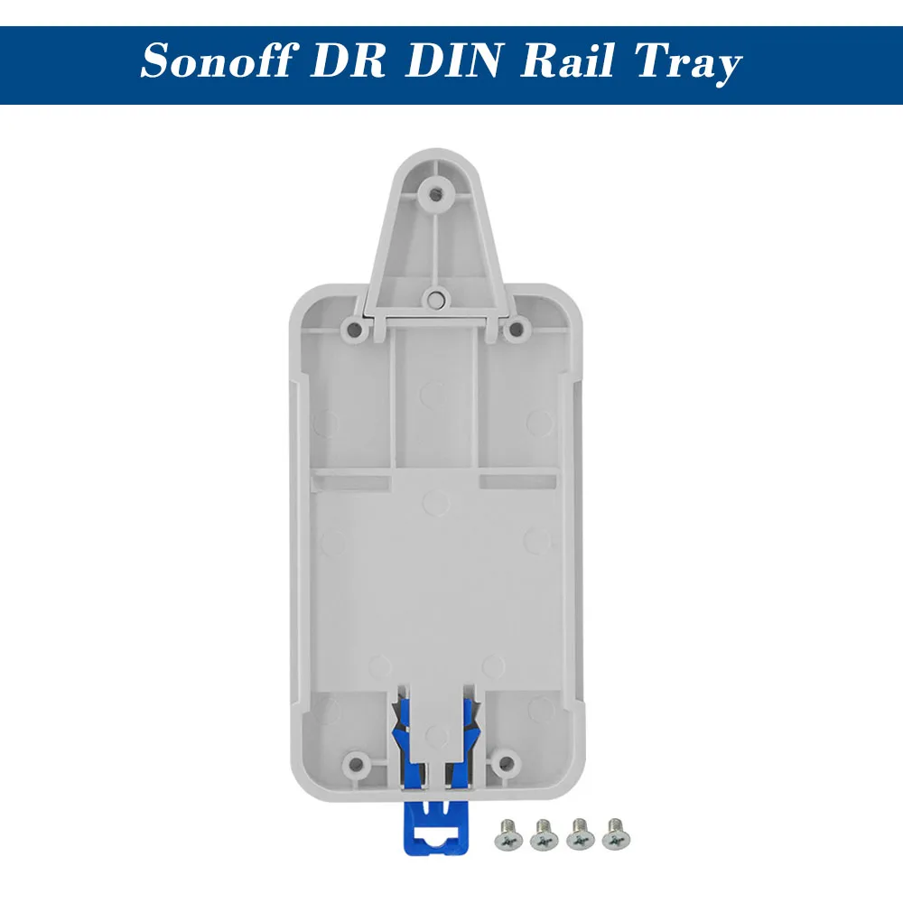 

Sonoff DR DIN Rail Tray ITEAD Adjustable Mounted Rail Case Holder Solution Mounted Onto The Guide Track Kit for Sonoff Switch