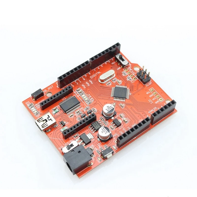 Elerow Crowduino с ATMega 328 V1.1 для Arduino совместимый микроконтроллер автоматическим