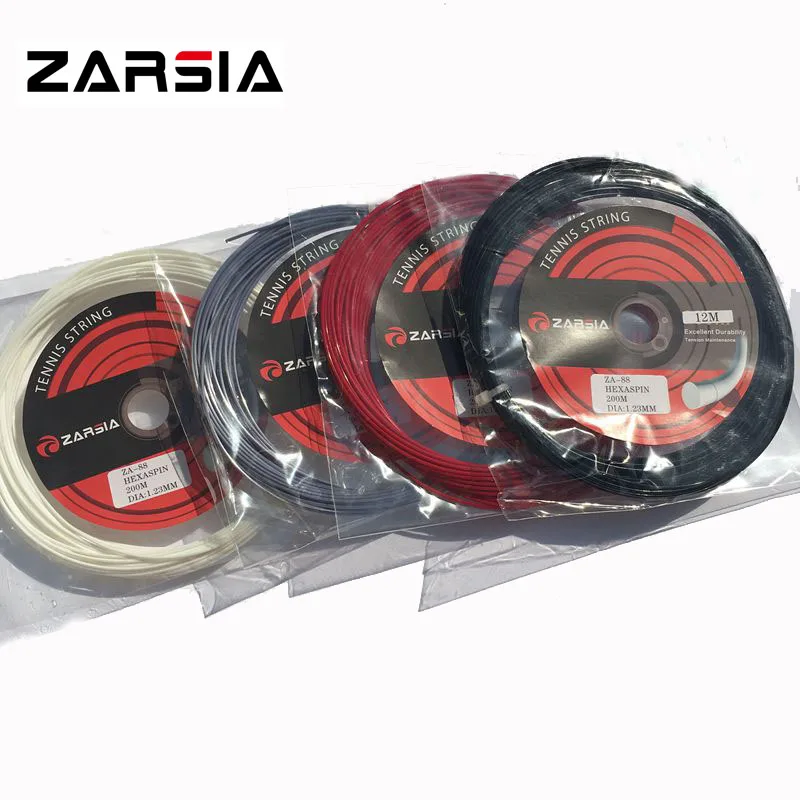 

10 pcs ZARSIA ZA-88 Polyester HEXA tennis racket string Free shipping