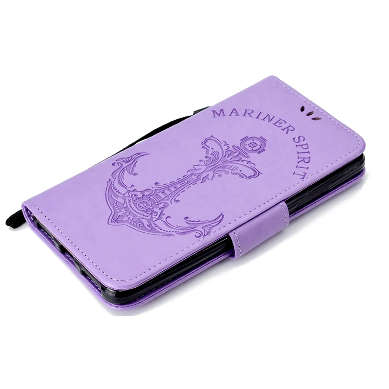 KEFO For Xiaomi Mi A1 5X Case Embossed anchor PU Leather Flip Wallet cover For Xiaomi Redmi 4A 4X 5 Plus Y1 Note 4 4X 5A Coque   (5)