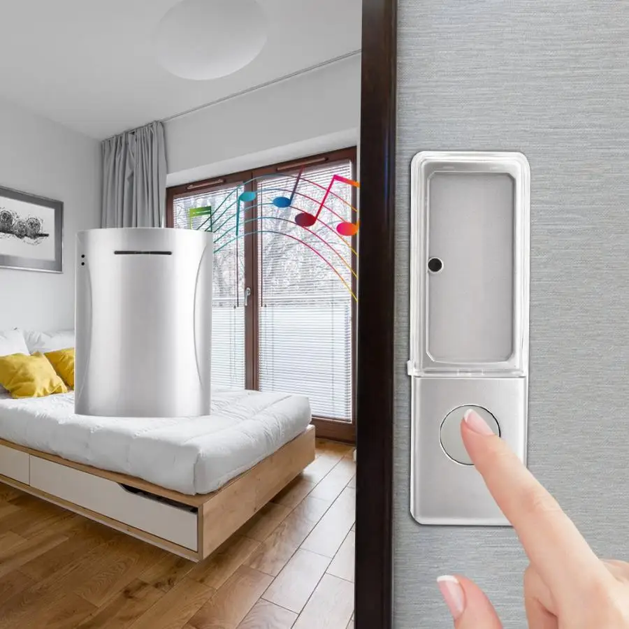 

door bell Portable Wireless Door Bell Home High Volume Remote Control Call Receiver door bell waterproof no battery