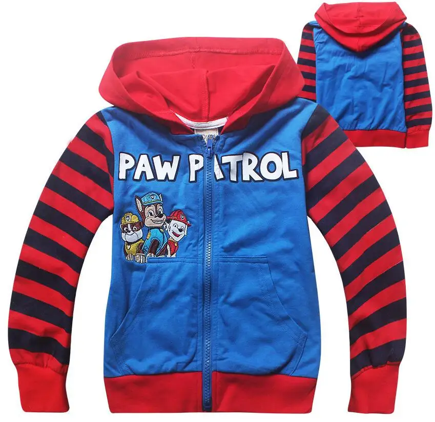 2016 puppy dog patrol times child outerwear coat winter clothing children s paw long design fashion