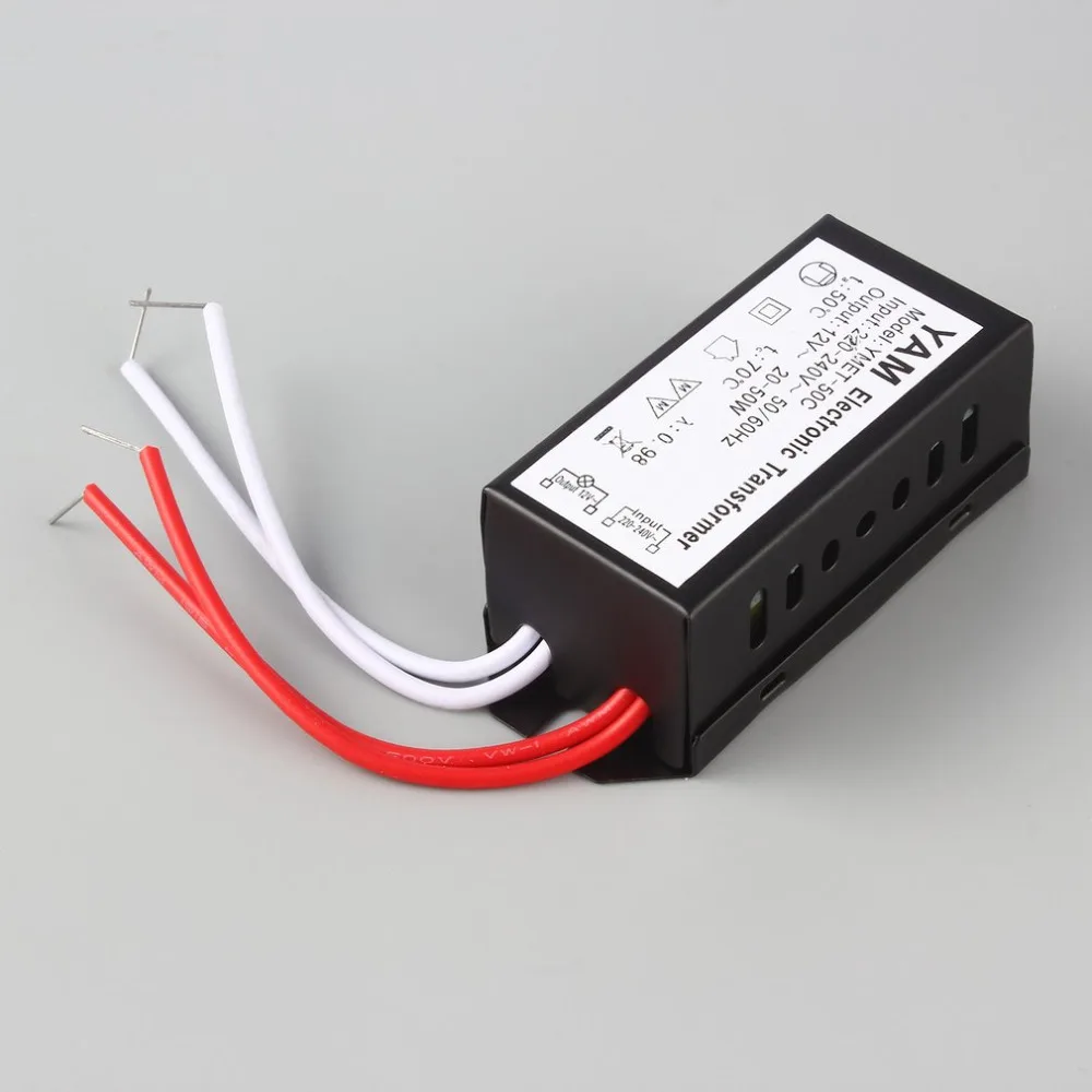 AC 220V к DC 12V светодиодный трансформатор источник питания галогенная лампа