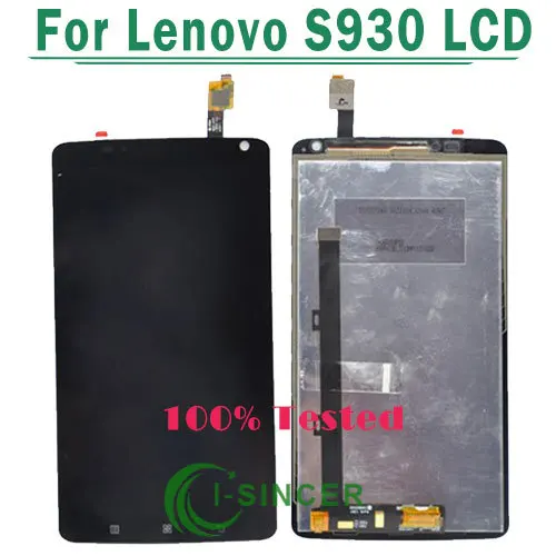 

1/PCS 100% tested Screen For Lenovo S930 LCD Display + Touch Screen Digitizer Assembly for lenovo s930 display touch