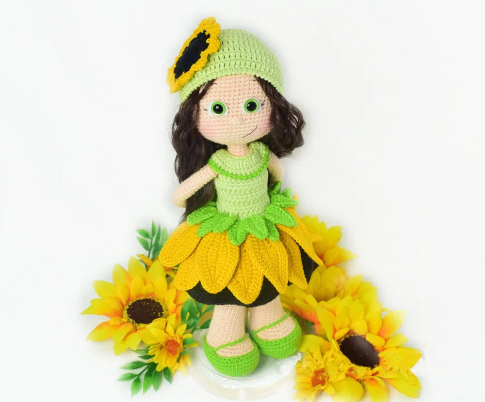 crochet toys amigurumi doll girl number WS0032