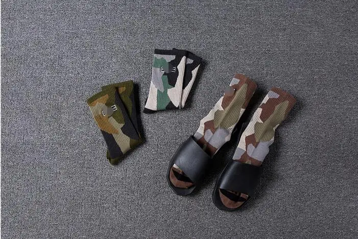 Осенне-зимние Новые камуфляжные носки в стиле Харадзюку брендовые носки для скейтборда хлопковые носки для мужчин и женщин
