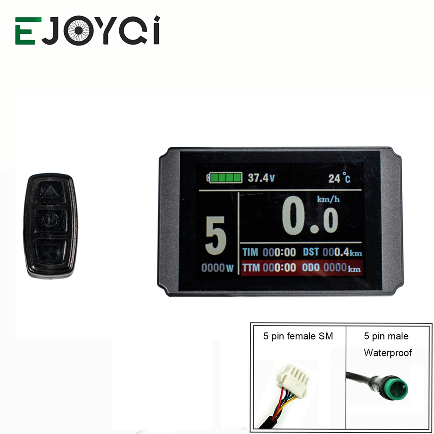 

EJOYQI KT LCD8H ebike display 24V 36V 48V New Arrival Electric Bicycle Accessories Display ebike LCD SM Waterproof Free Shipping