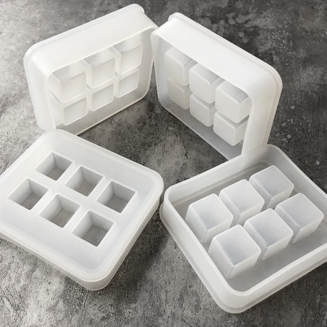 Szilikon Penész 16 Mm -Es Kocka Golyó Gyöngyök 6 Rekesz Gyanta Kézzel Készített Barkács Kézműves Ékszerek, Amelyek Epoxi Formák Készítik - Image 4