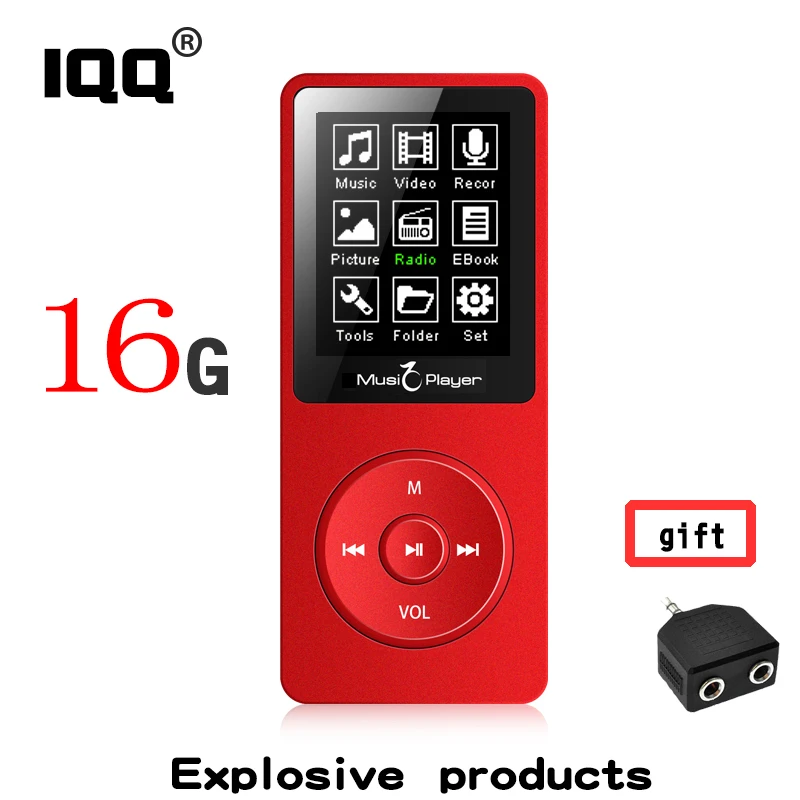 2018 new version MP3 Player Built in 16GB can expand up to 128GB and Speaker with