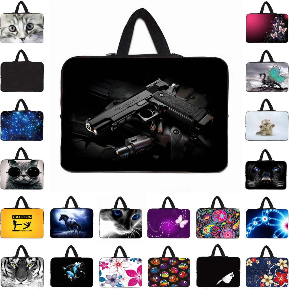 Универсальная ручка 10 12 13 14 15 17 15,4 15," 13,3" 11,6 сумка-вкладыш для ноутбука портативный чехол для переноски противоударный чехол для Macbook