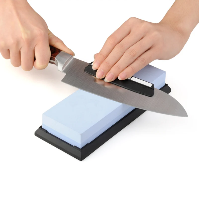 

Diamond Kitchen Knife Sharpening Stone Professional GrindStone For All Knives White Corundum Green Silicon Carbide Whetstone