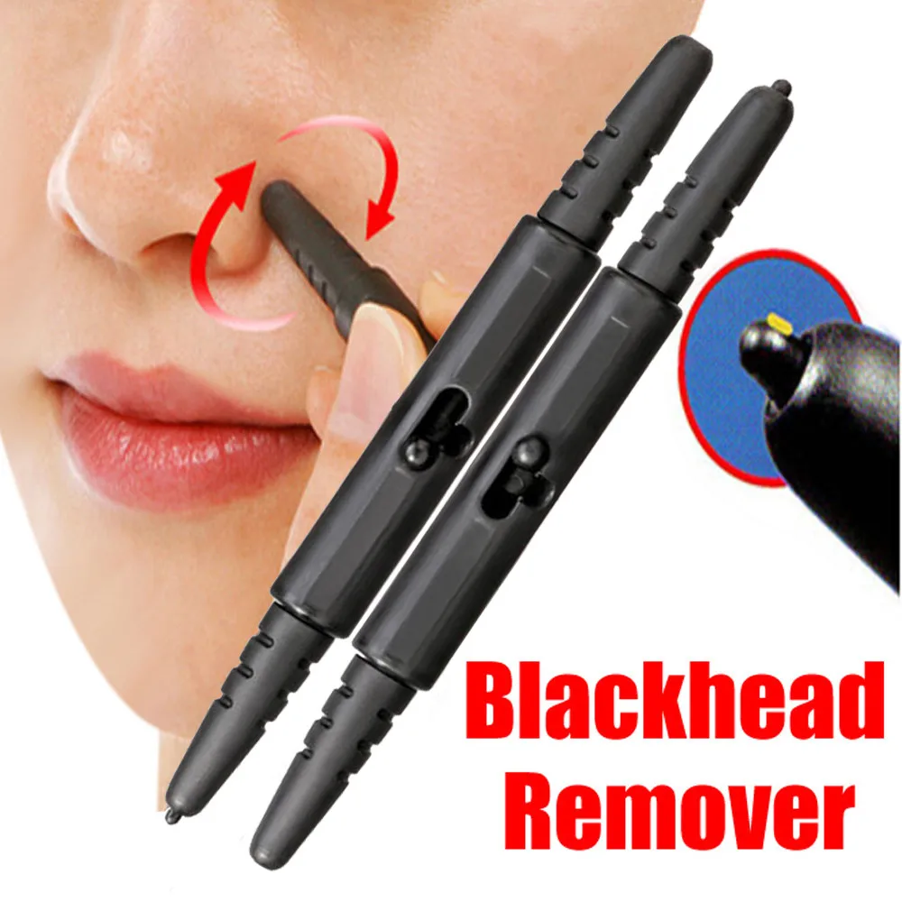 

SALE 2Pcs Pen Type Makeup Nose Extractor Stick Blackhead Remover Acne Pore Cleaner Painless And Easy To Use Gift Dropshipping